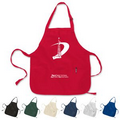 Apron with Pouch, Medium Length